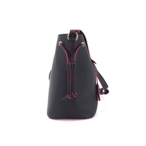 Louis Vuitton Lock Me Bucket Shoulder Bag Leather Noir - Picture 3 of 8